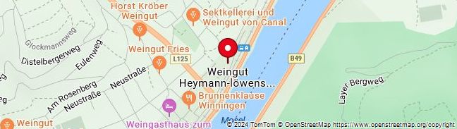 Map of Weingut Heymann Lowenstein Riesling Schieferterrassen